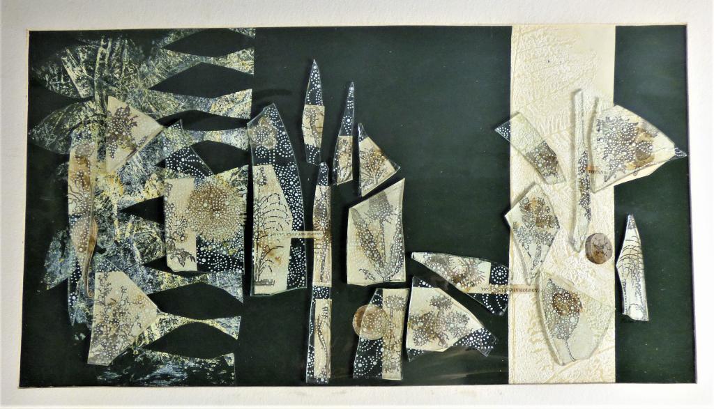 A.P. Baker Contemporary Mixed Media Painting 1967 (1 of 7)