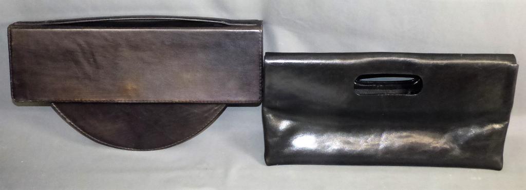 European Black Leather Hand Made Purses/ Handbags (1 of 9)