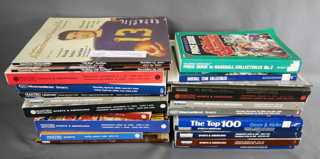 Sports Memorabilia Auction Catalogs/ Books (1 of 6)