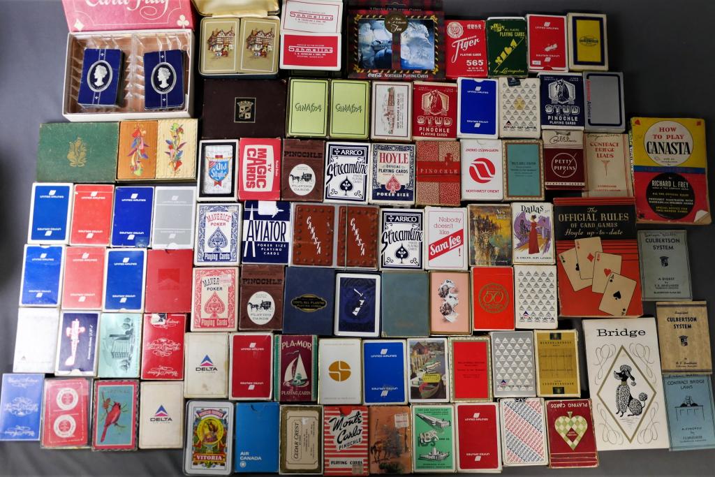 Large Lot of Vintage Playing Cards Decks (1 of 10)