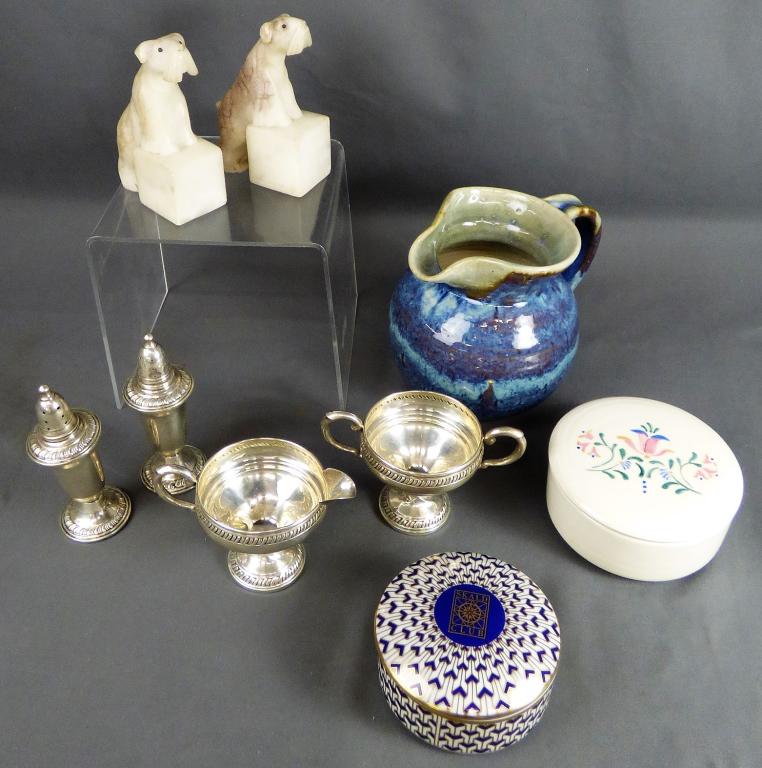 Sterling Silver Bowls, Tiffany & Co Box, Stone Dog (1 of 16)