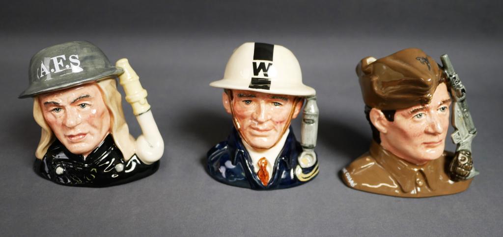 Royal Doulton Set of  Uniformed Figural Toby Jugs (1 of 5)