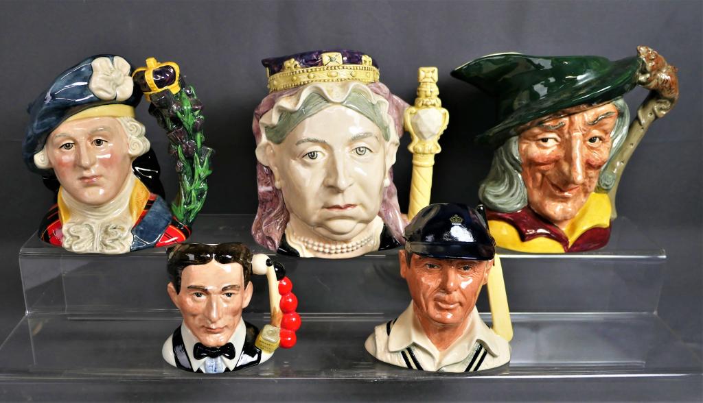 Royal Doulton Figural Character Toby Jugs/ Mugs (1 of 10)