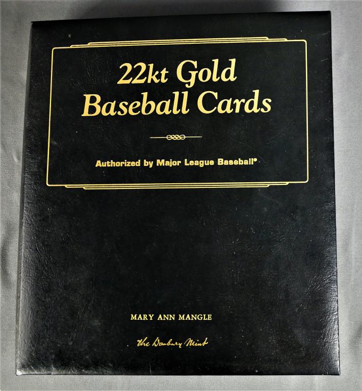 Danbury Mint 22k Gold Baseball Cards Collection (1 of 6)