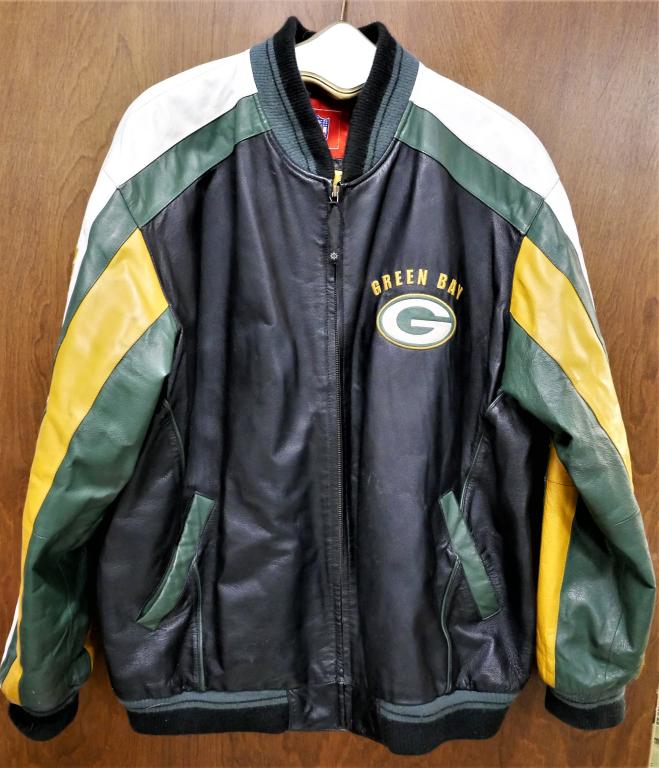 Green Bay Packers NFL Football Leather Jacket (1 of 6)