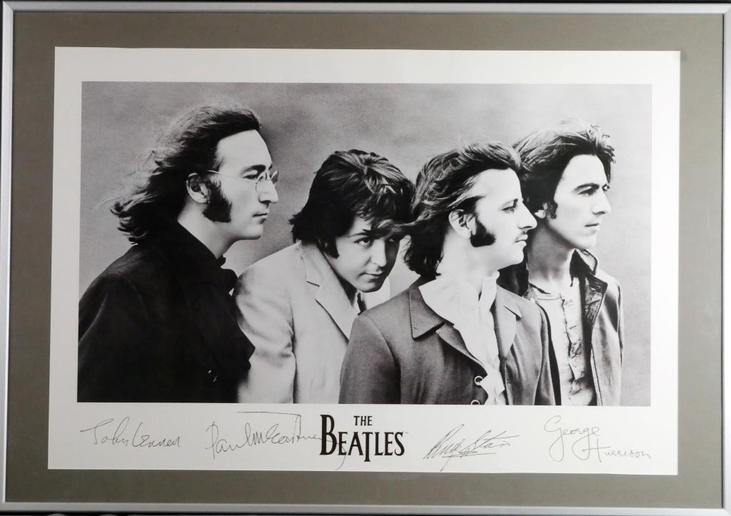The Beatles Signature Framed Poster (1 of 2)