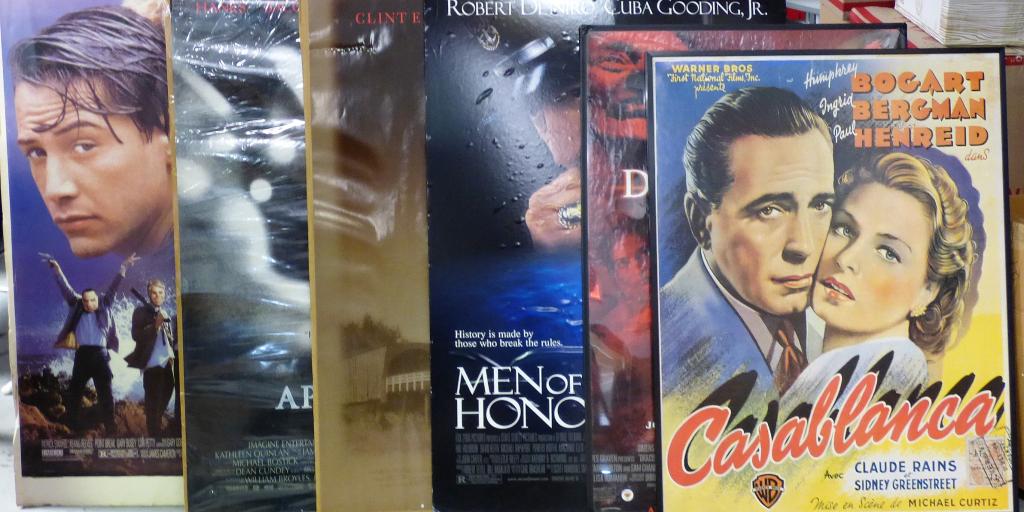 Lot of Vintage Movie Posters- Casablanca, Point Be (1 of 6)