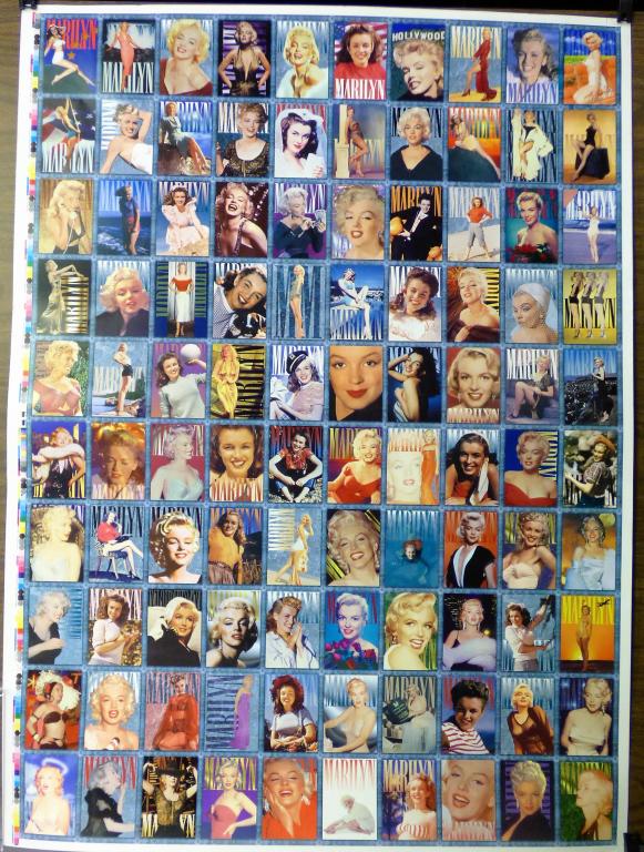 Marilyn Monroe Uncut Sheet -100 1993 Trading Cards (1 of 7)