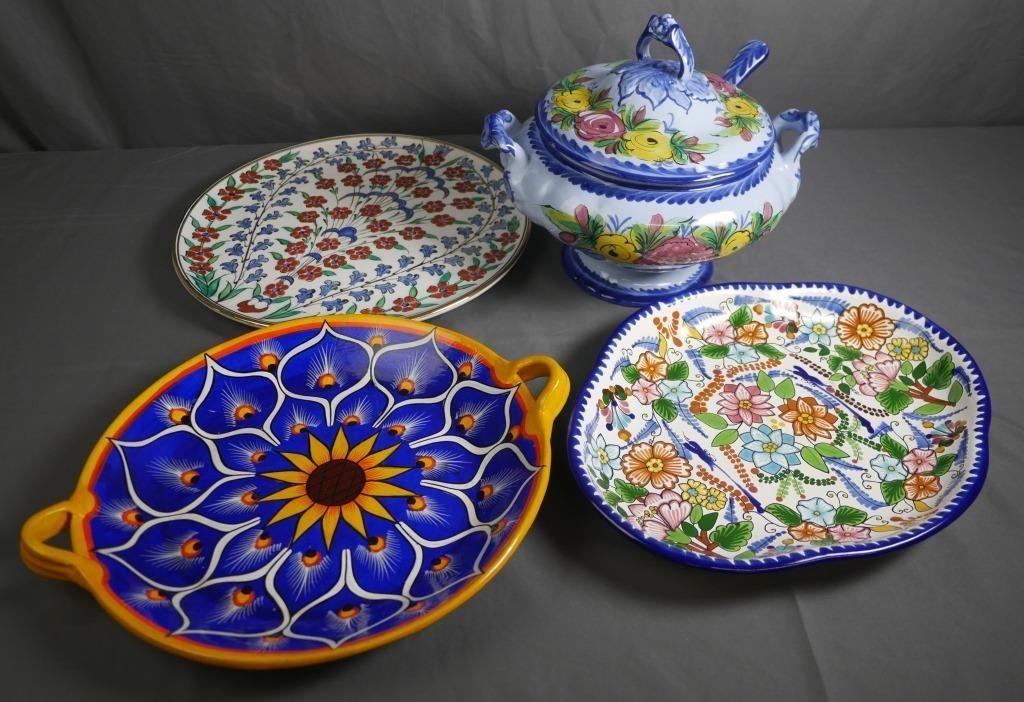Colorful Handpainted Pottery- Portugal, Greece, Me (1 of 11)