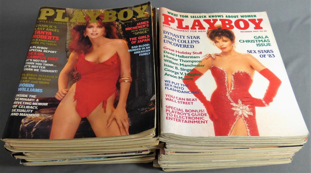 Playboy Adult Erotic Magazines- Complete 1982-83: Playboy Adult Erotic Magazines- 24 issues - Complete 1982-1983. Condition: VG-VF