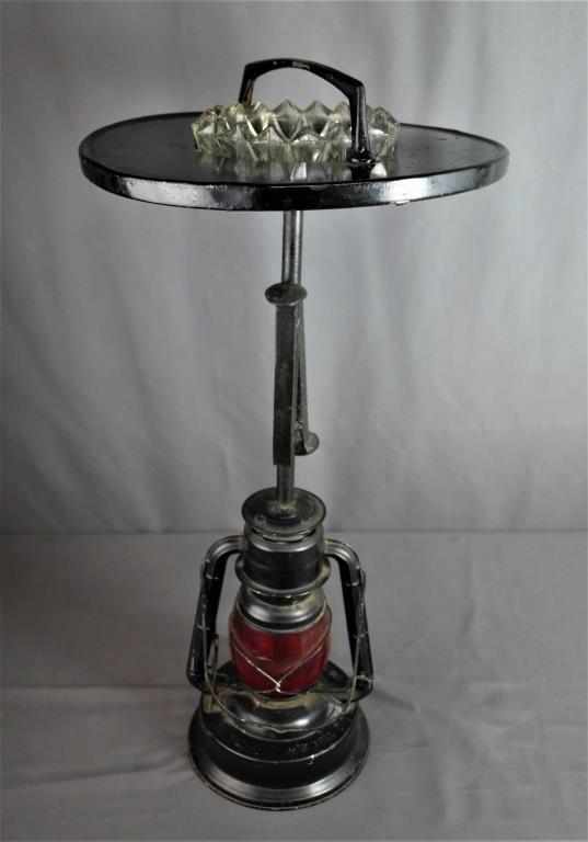 Dietz Little Wizard Railroad Lantern Floor Ashtray (1 of 7)