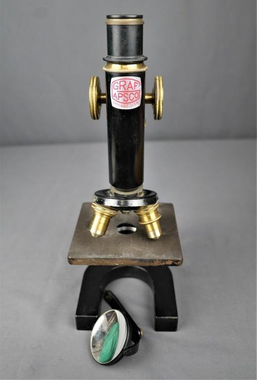 Vintage Graf Apsco Vintage Lab Microscope (1 of 5)