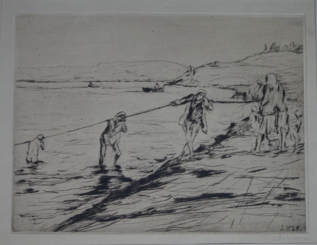 Jacob Nussbaum Signed Original Drypoint Engraving (1 of 3)