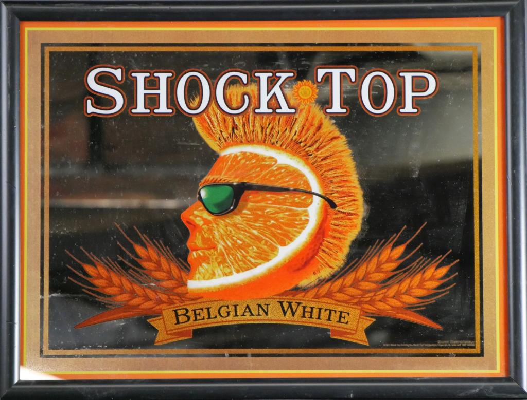 Shock Top Advertising Belgian Beer Bar Mirror (1 of 3)