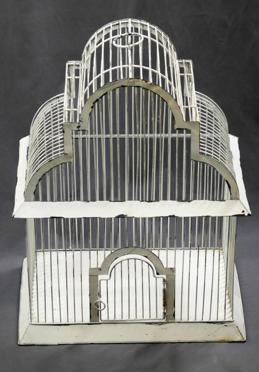 Vintage Metal Bird Cage (1 of 4)