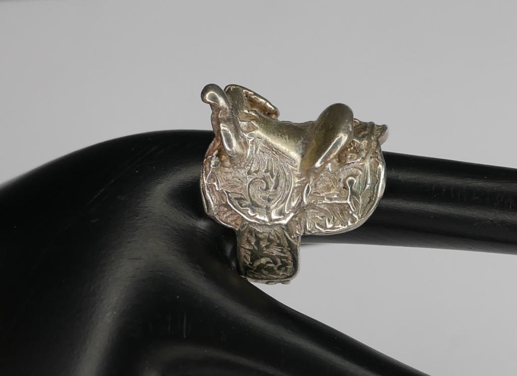 Sterling Silver Cowboy Saddle Southern Style Ring (1 of 5)