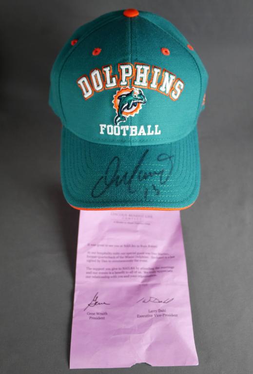 Dan Marino Signed Miami Dolphins Cap Hat (1 of 4)
