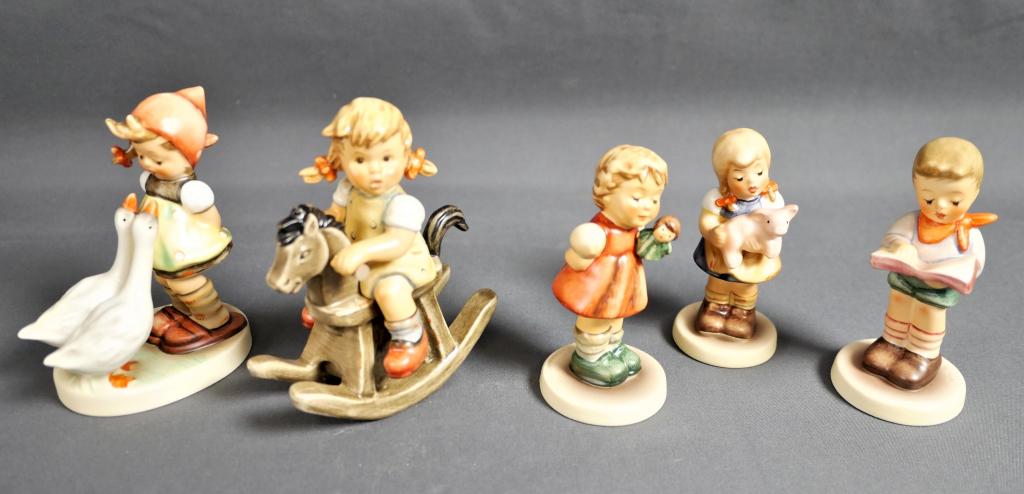 Hummel Goebel Porcelain Figurines- Lot of 5 (1 of 10)