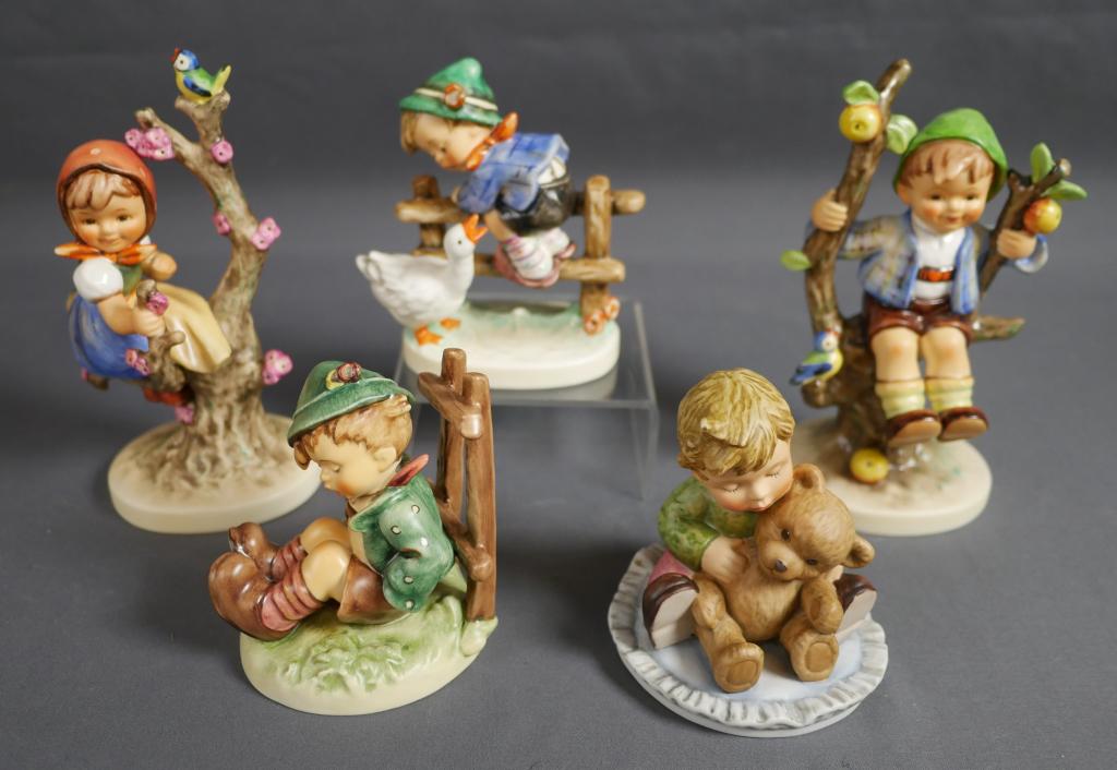 Hummel Goebel Porcelain Figurines- Lot of 5 (1 of 6)