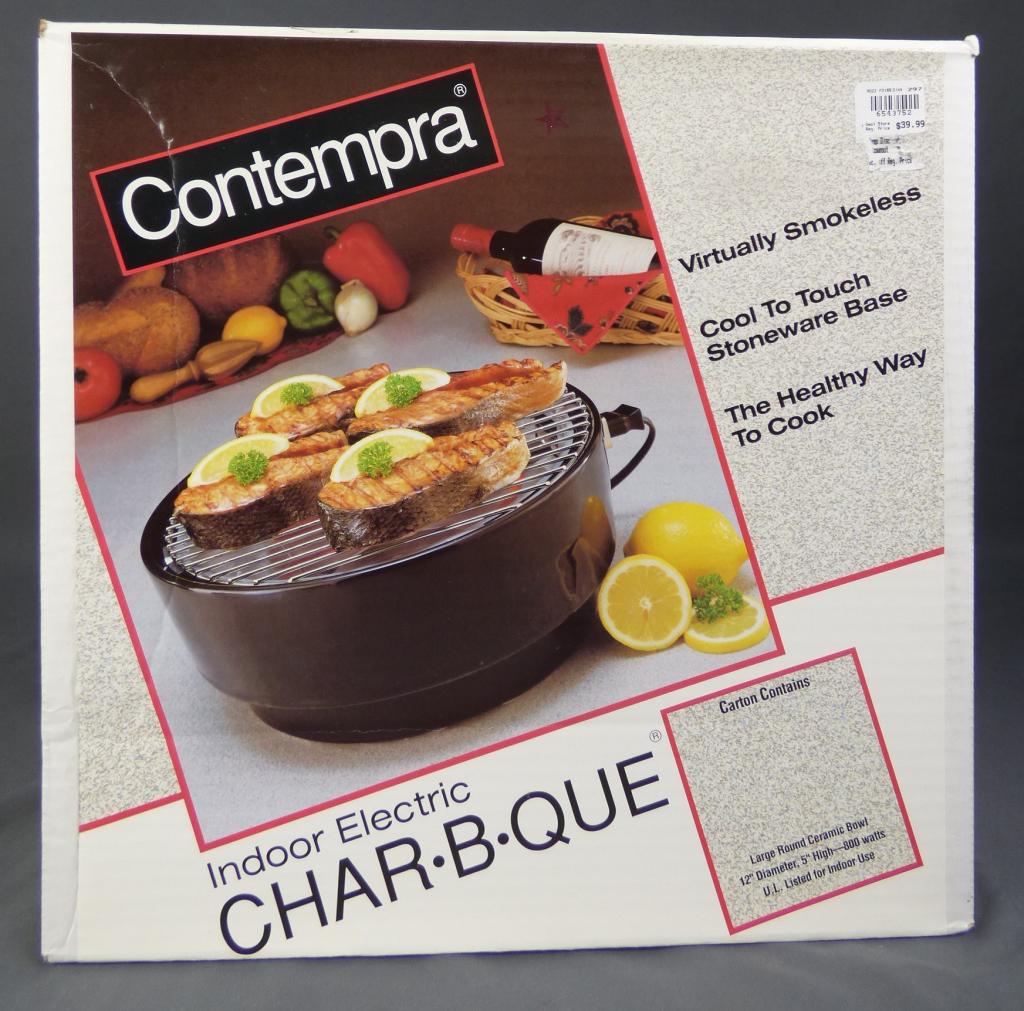 New Contempra Indoor Electric Char-B-Que Grill (1 of 2)