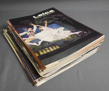 Lot of Leika Photography Magazines: Group of Leika Photography Magazines. Condition: Good