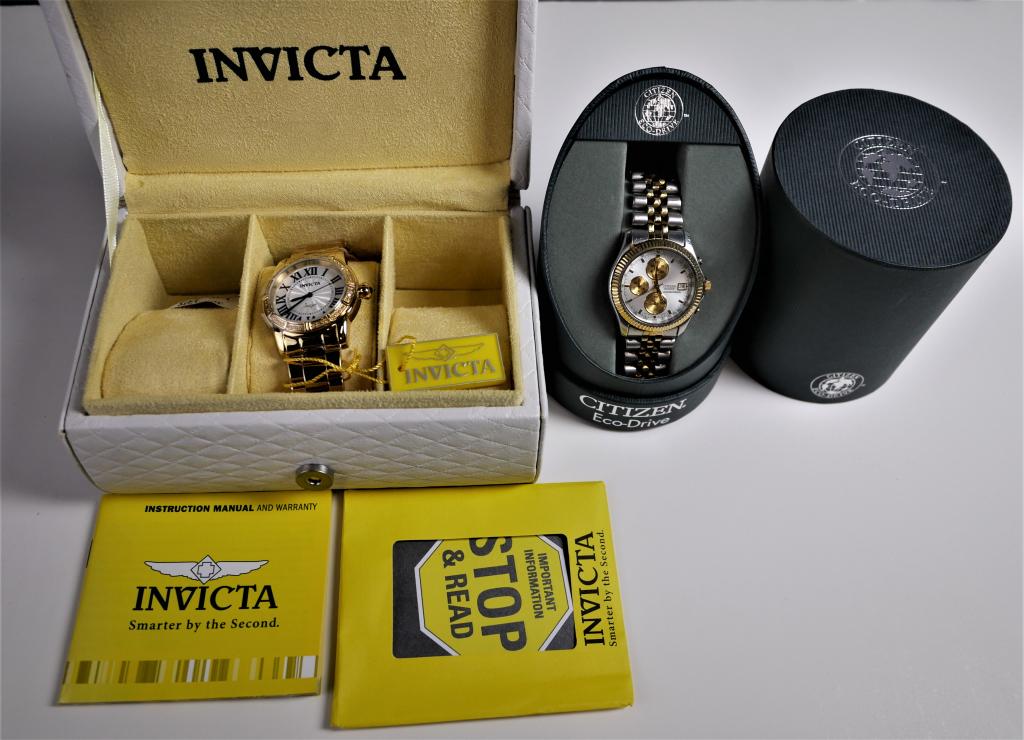 Invicta Angel Wrist Watch & Citizen Eco-Drive (1 of 7)