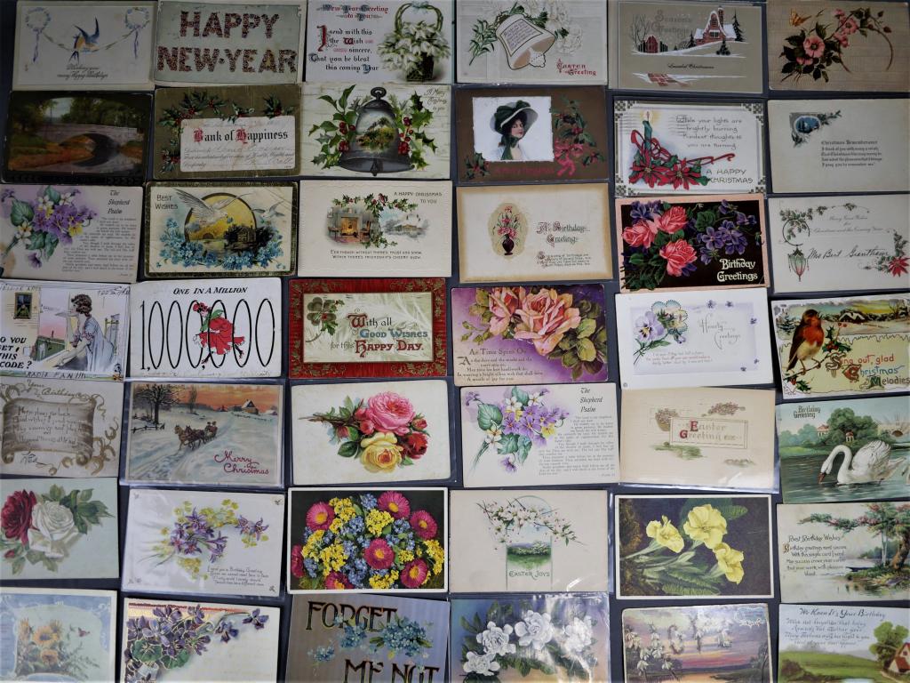 Antique Postcards- Holidays & Greetings (1 of 5)
