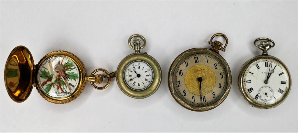 Four Antique Pocket Wtches- Cyma Baltic (1 of 16)