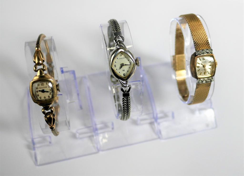 Elegant Ladies Gold Filled Wrist Watches- Bulova, (1 of 7)