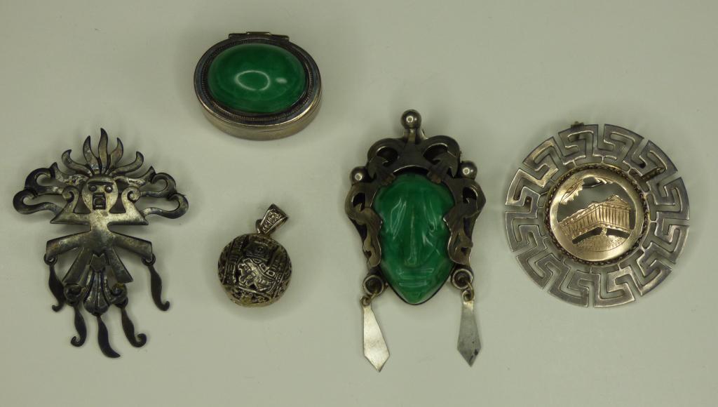 Sterling Silver Jewelry- Figural Brooches, Pill B (1 of 11)