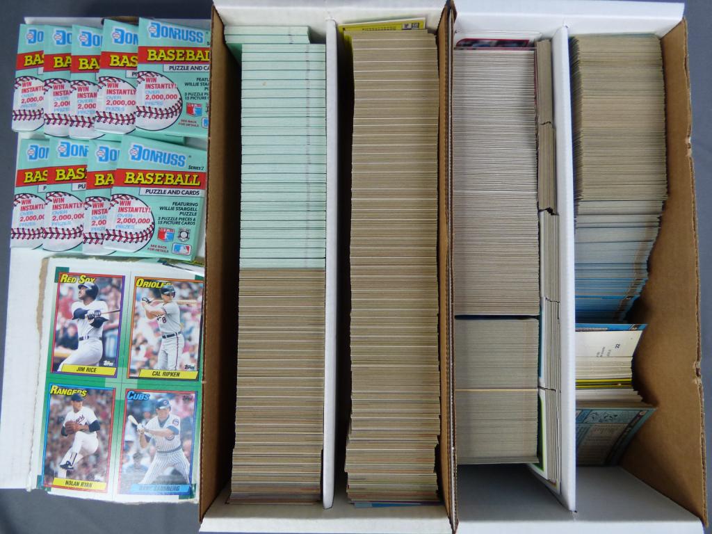 Two Boxes of early 1990s Baseball Trading Cards (1 of 6)