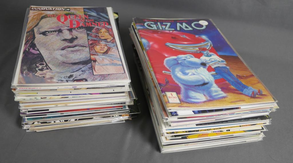 Group of Vintage Comic Books- Powers, Happy!, Warr: Lot of Vintage Comic Books including Powers, Happy!, Warrior, Robocop, etc.. Mostly in XF Condition.