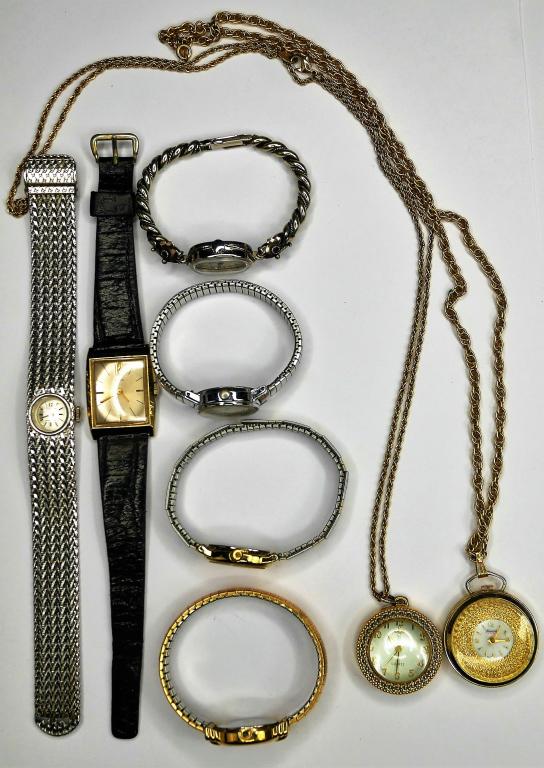 Lot of Vintage Wrist Watches and Pocket Watches (1 of 5)
