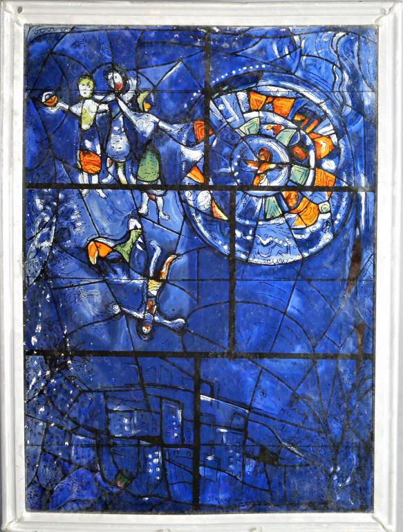 Marc Chagall "Dance" Stained Glass Window Panel (1 of 6)