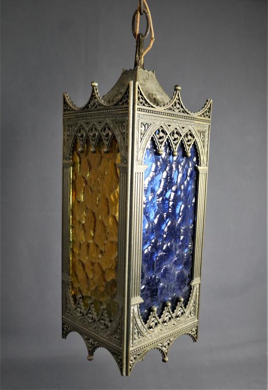 Vintage Gothic Revival Lantern Light Fixture (1 of 8)