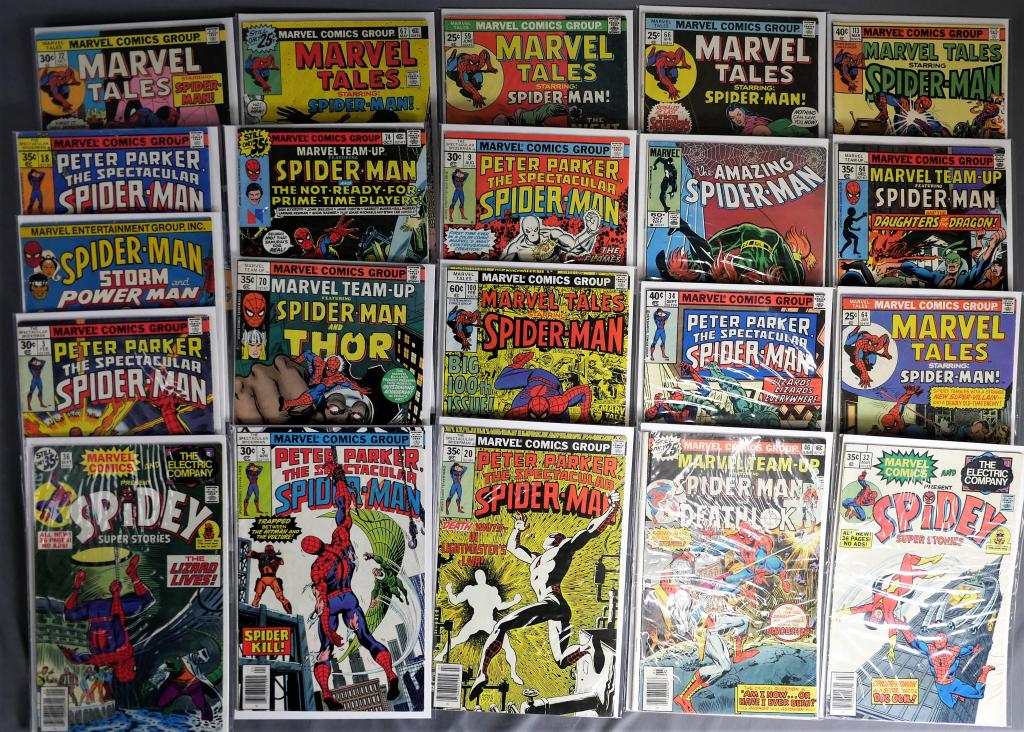 Lot of Marvel Tales & Spider-Man Comic Books (1 of 4)
