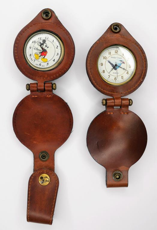 Two Vintage Pocket Watches- Mickey Mouse & Phillip (1 of 3)