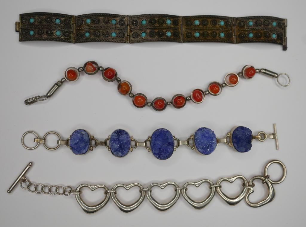 Vintage Jewelry- Lot of Four Bracelets (1 of 6)