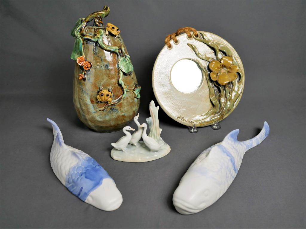 Group of Art Pottery & Lladro Figurine- Jana Kozon (1 of 15)