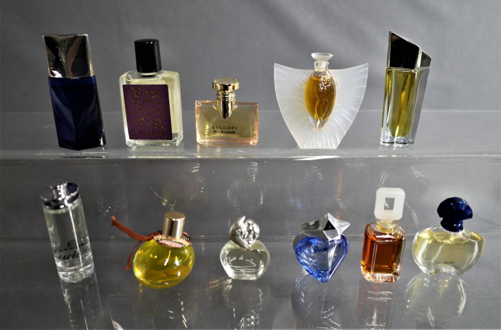 Miniature Designer Perfume Bottles- Cartier, Laliq (1 of 6)