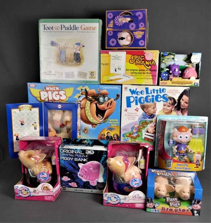 Large Lot of Pig & Hog Games & Toys (1 of 6)