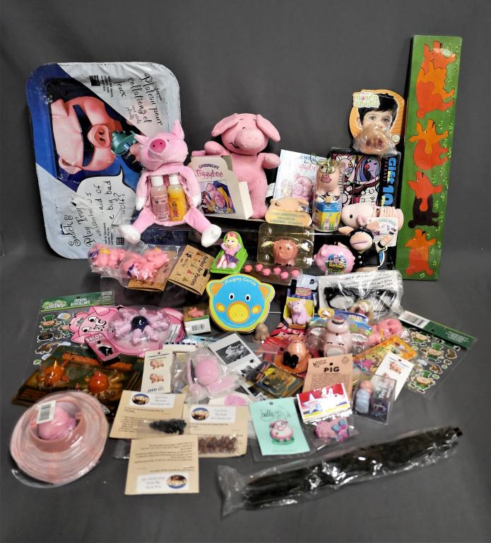 Pig & Hog Lovers Toys, Fun & Decor Lot (1 of 5)