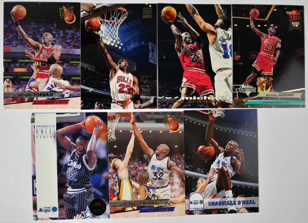 Michael Jordan & Shaq O'Neal Premium Cards (1 of 5)