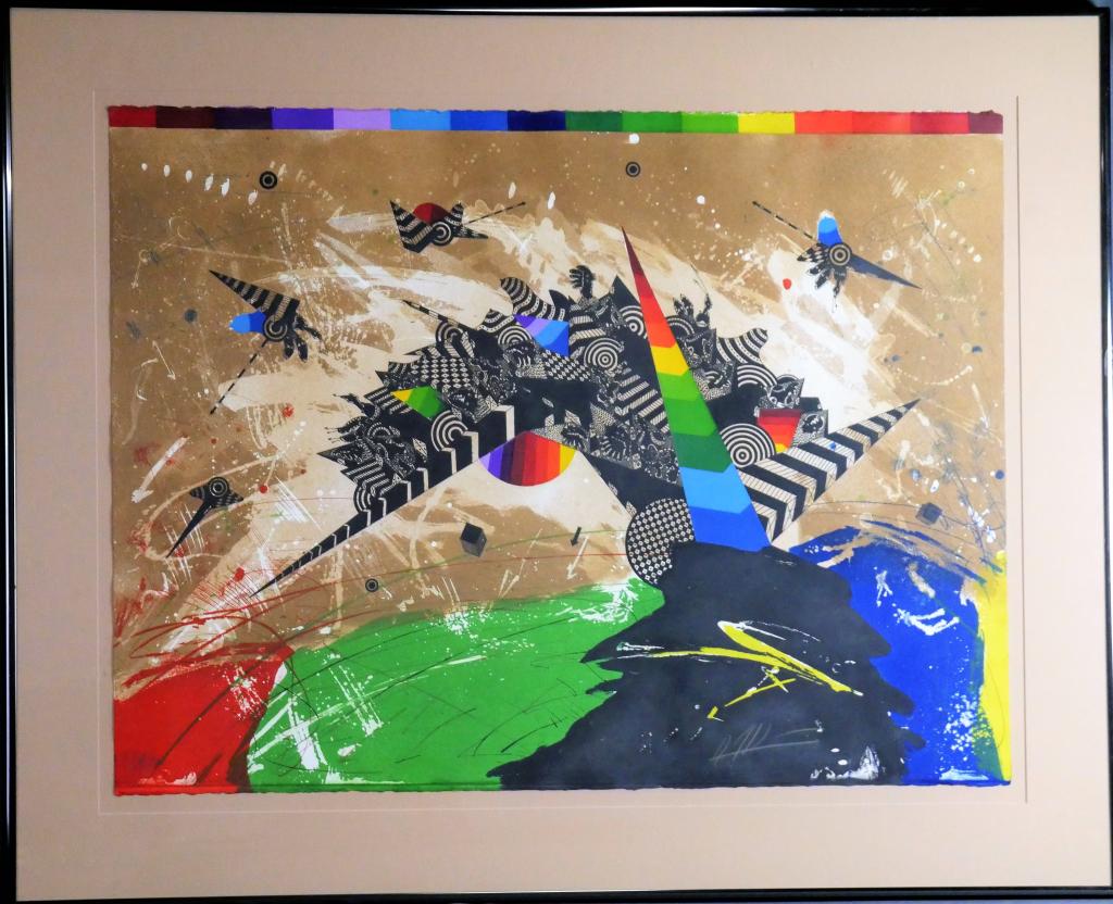 Georges Dussau "Wednesday" LE Signed Abstract Art (1 of 4)