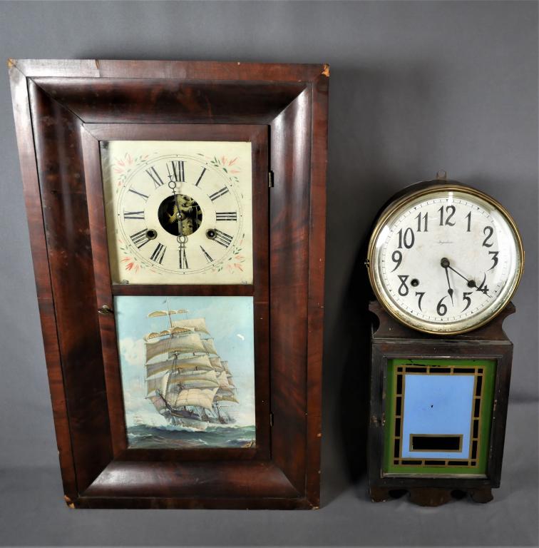 Two Antique Clocks- Atkins & Porter Ogee Clock & I (1 of 12)