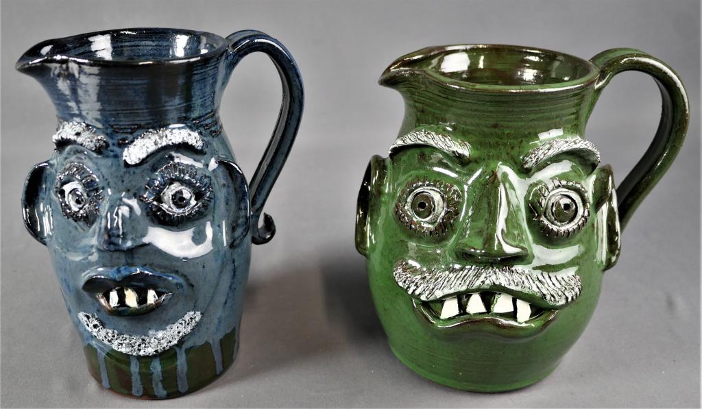 Stanley Ferguson Southwest Folk Pottery Face Jugs (1 of 5)