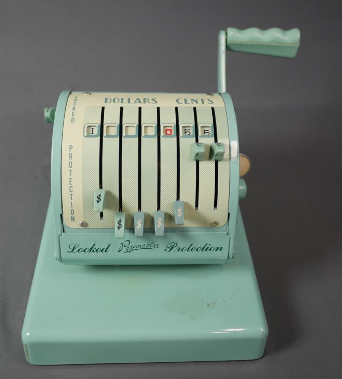 Vintage Paymaster Check Writer & Protector X-550 (1 of 7)