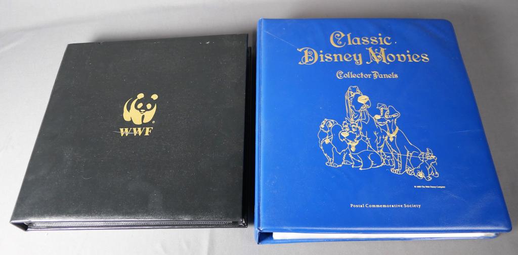 Disney Movies Stamp Collector Plates & WWF Stamps (1 of 16)