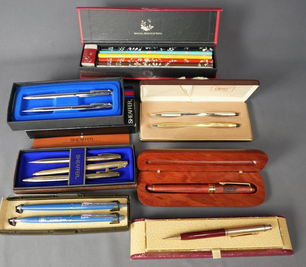 Vintage Pen & Pencil Sets- Cross, Sheaffer (1 of 5)