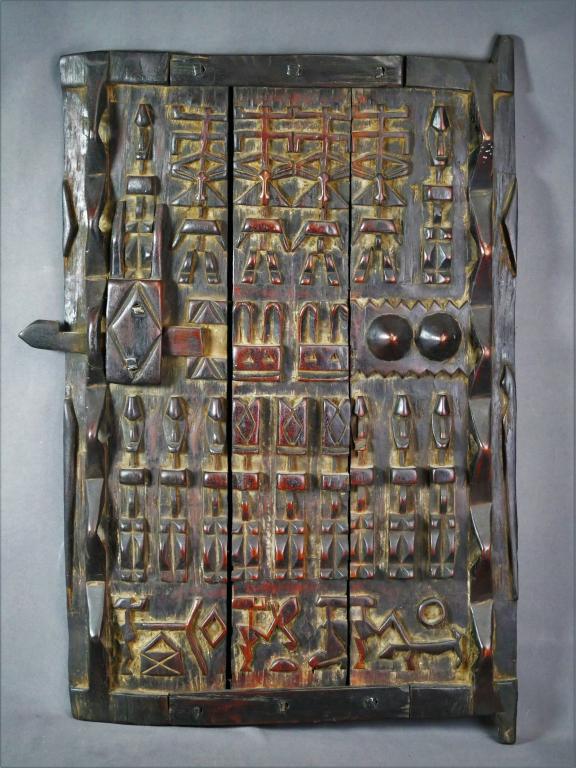 African Tribe Traditional Wood Carved Dogon Door (1 of 7)